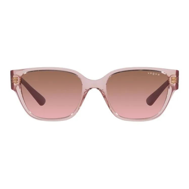 VOGUE Injection Irregular Shape Sunglasses Women's Pink-1