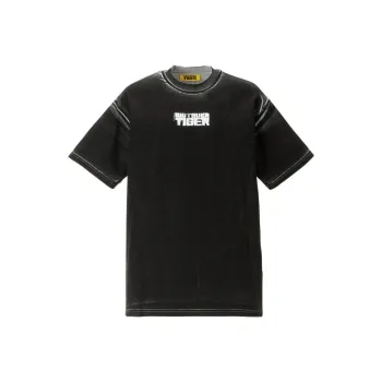 Onitsuka Tiger PRINTED T Shirt Unisex Heather Gray/Black