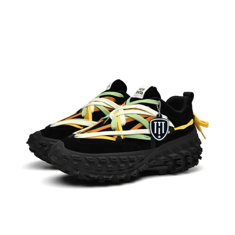 HACKBUTEER Low Top Chunky Sneakers Unisex Box Included-3