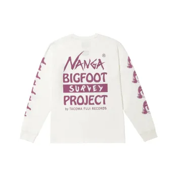 NANGA TACOMA FUJI RECORDS Collaboration T-Shirts Unisex White