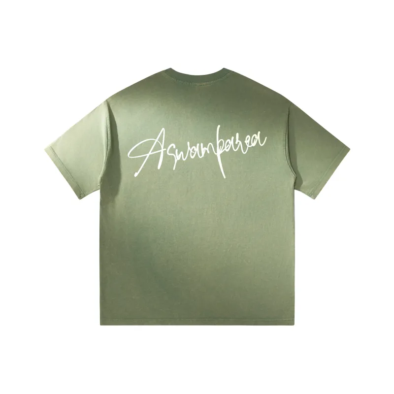 SWAMP AREA T Shirt Unisex Black Gray Color-3