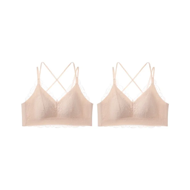 Lanza Bra Women's 2 Pack Light Skin-0