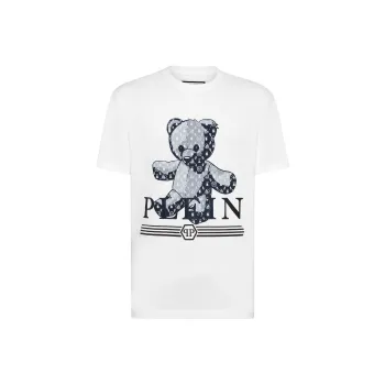 PHILIPP PLEIN Teddy Bear Cotton T shirt