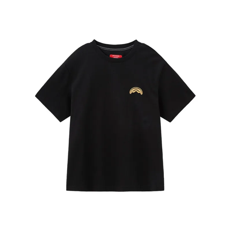 SPRAYGROUND Crew Neck Short Sleeved T Shirts Unisex-0