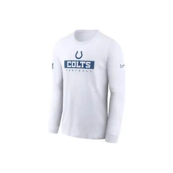 Nike Indianapolis Colts Sideline Team Issue Men's Nike Dri FIT Nfl Long Sleeve T Shirt