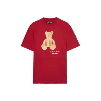 PALM ANGELS Bear In Mind Reg Tee