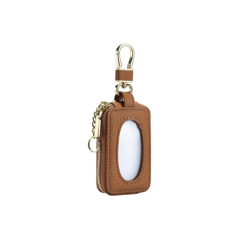 Tong Tong Rabbit Top Grain Cow Leather Key Pouch Regular Unisex Multicolor-6