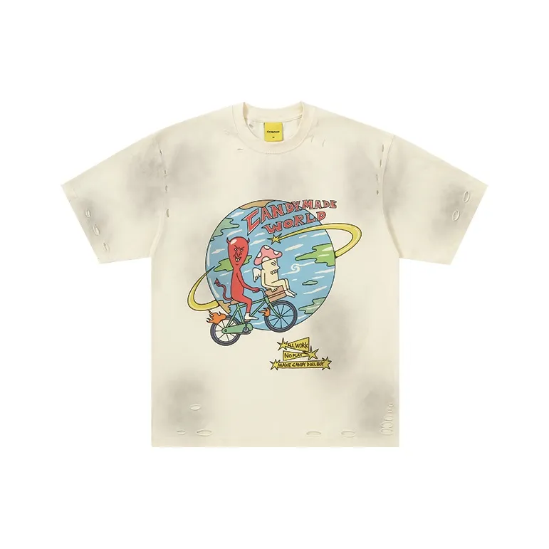 Candymade Haus T Shirt Unisex White-0