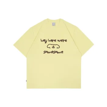 MYSAMESAME T Shirt Unisex Custard