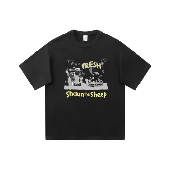 SHAUN THE SHEEP 100% Cotton T Shirt Summer Unisex