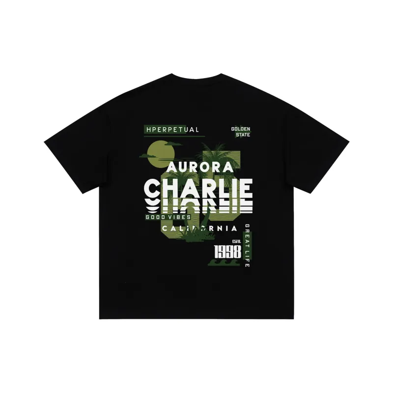 CHARLIE GOLF T Shirt Unisex Black-0