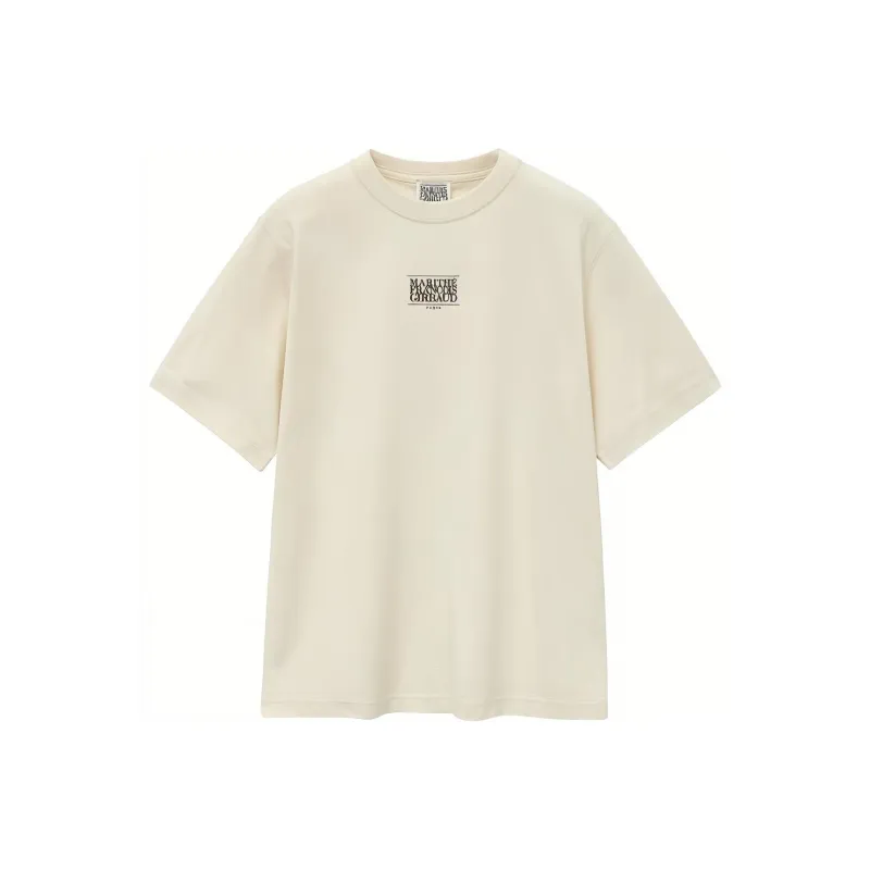 MARITHE FRANCOIS GIRBAUD SS24 T Shirt Unisex Light Beige-0