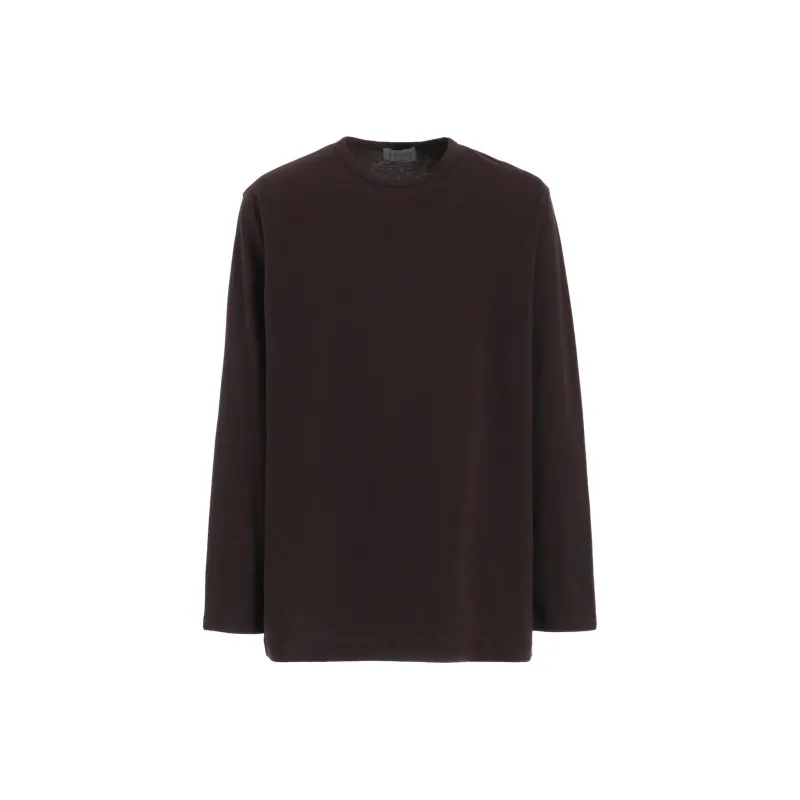Yohji Yamamoto Pour Homme FW24 T Shirt Men's Charcoal-0