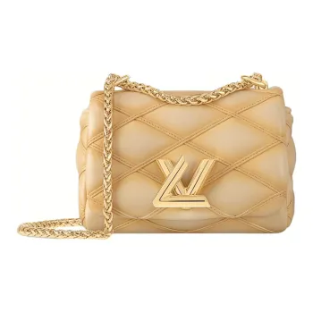 LOUIS VUITTON Sheepskin Shoulder Bag Crossbody Bag Unisex Yellow