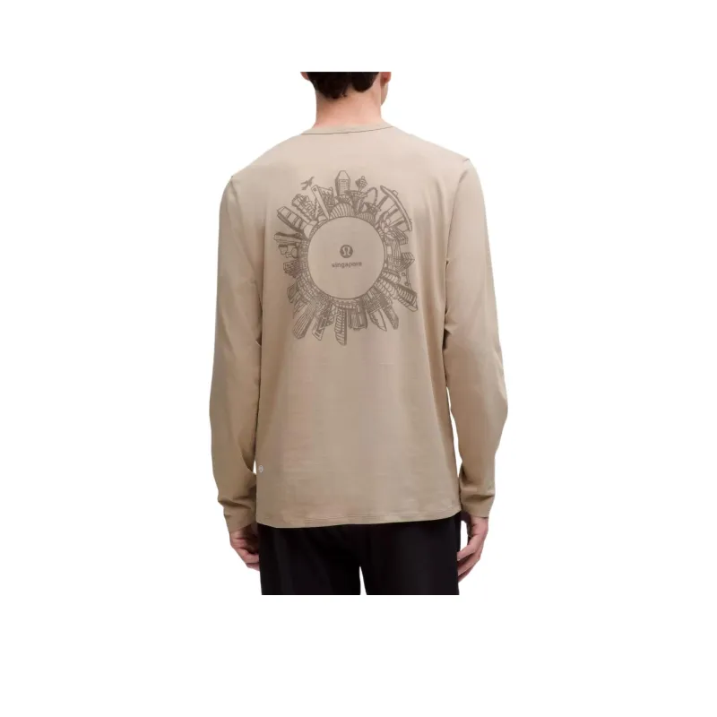 Lululemon City Graphic Singapore T Shirt Men's-6