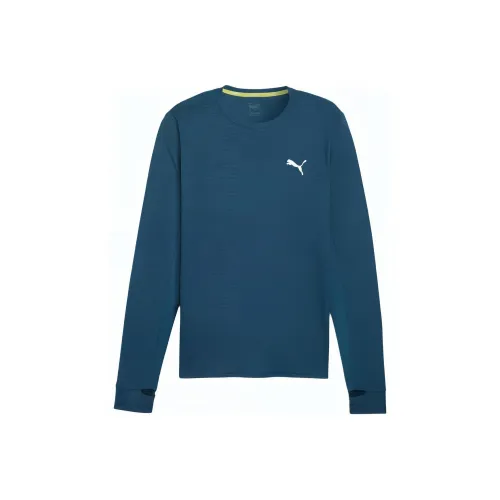 PUMA RUN FAVORITE T Shirt Men's Ocean Blue