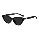 Bright Black Frame with Black Gray Lens