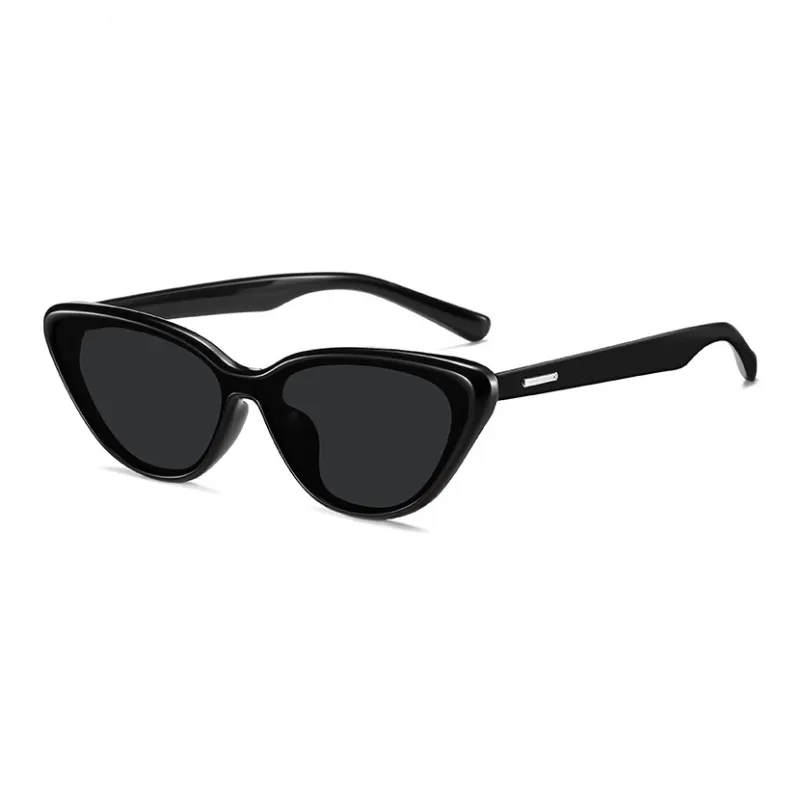 PRETTYALLUSION TR/Memory Plastic Cat Eye Sunglasses Women's-0