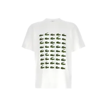 LACOSTE T Shirts Unisex White