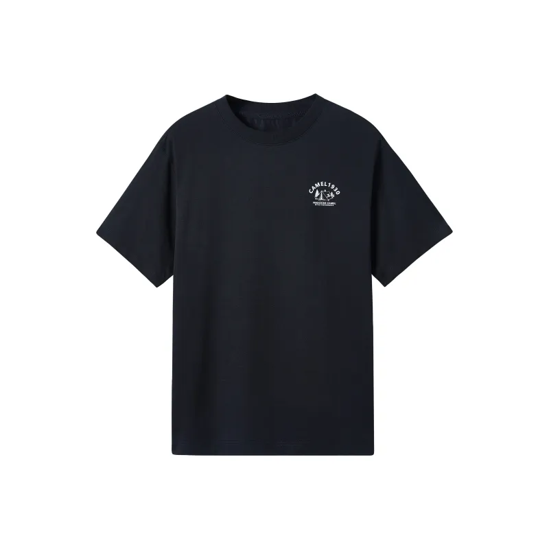 CAMEL Sorona Cooling Mountain Stretch Solid Color Loose Fit T Shirt Unisex-0