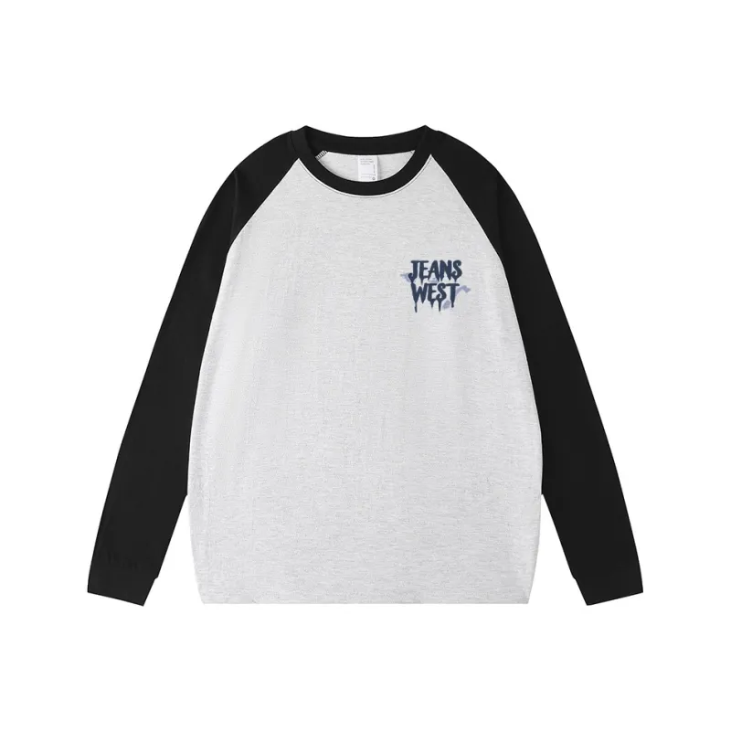 JEANSWEST T Shirt Unisex Black Gray-3