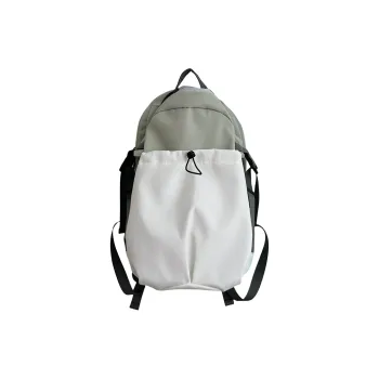 FINDINGS Polyester Backpack Regular Unisex Green/Red/Gray & Blue