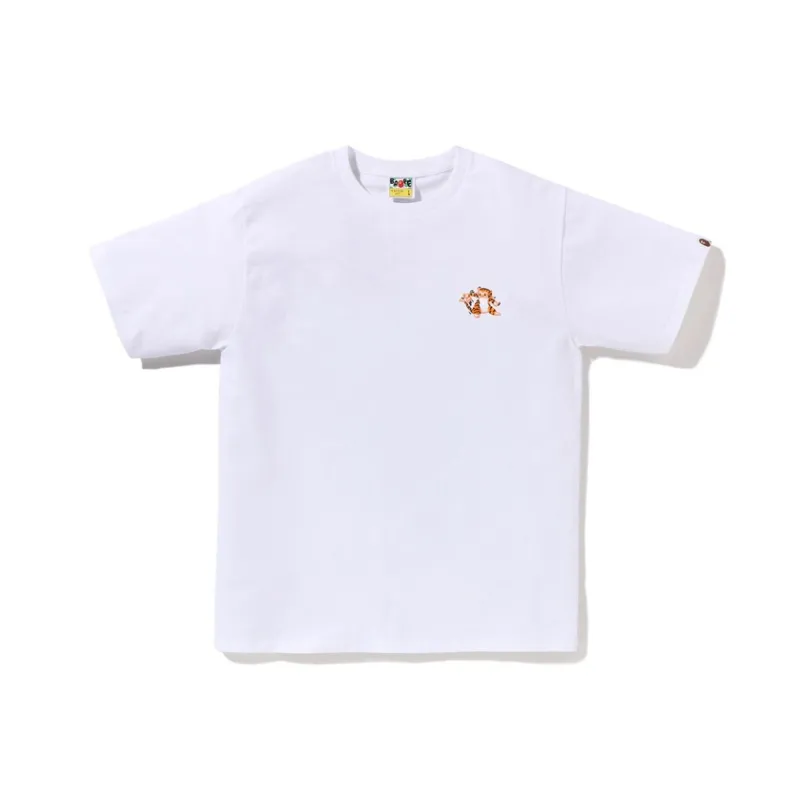 A BATHING APE Embroidered T shirt-4