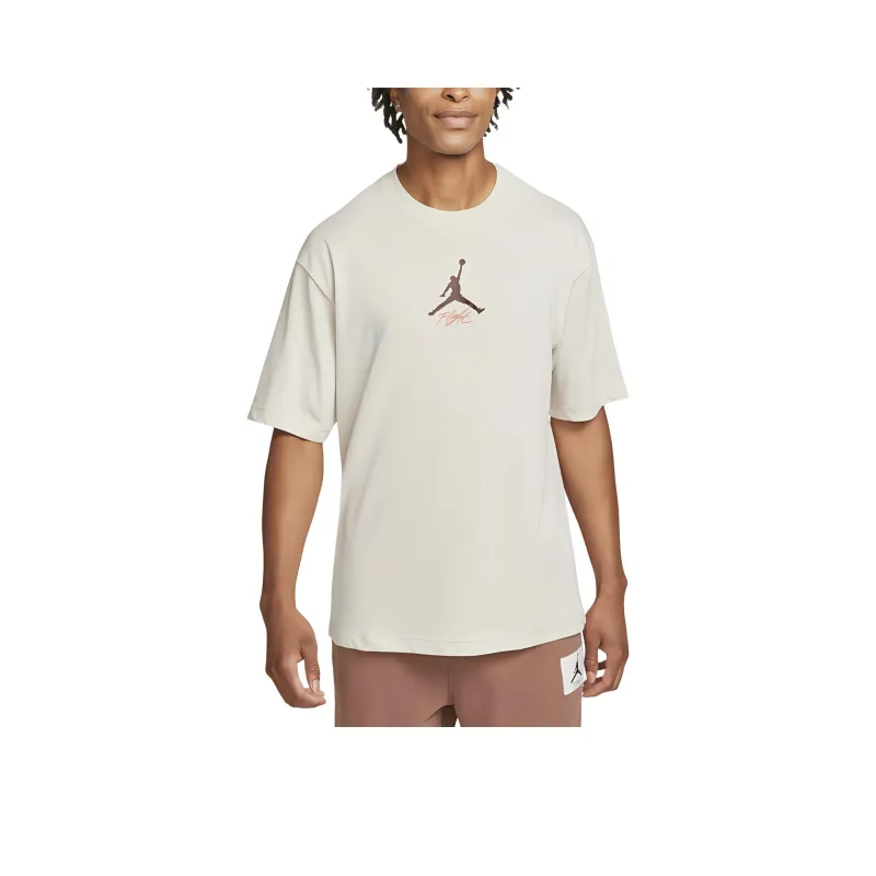 Jordan Flight Heritage T-Shirt Men's Light Bone-0