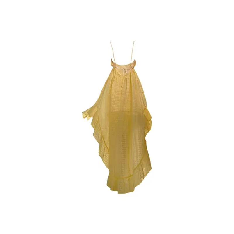 SECFLY OFFICIAL Slip Dress Women's Lemon-1