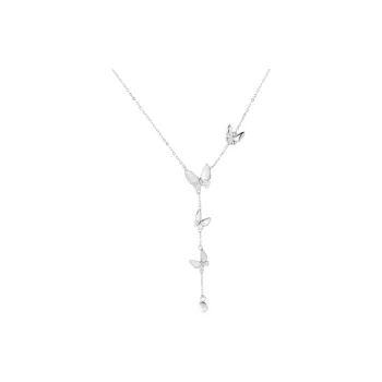 VIVIWELL S925 Silver Necklaces Women's