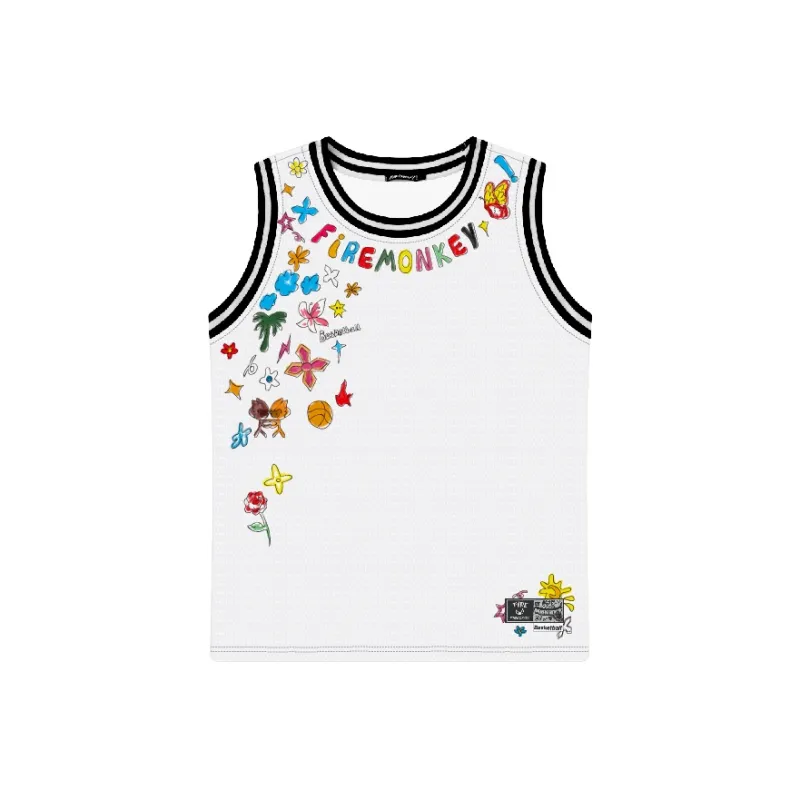 FireMonkey Tank Tops Unisex White-0
