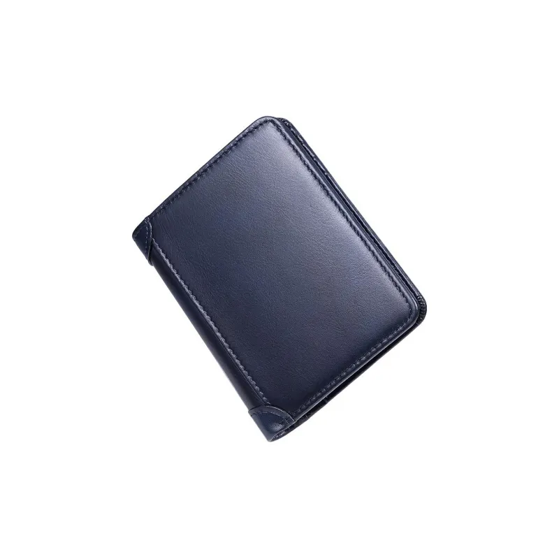 Tong Tong Rabbit Waxed Leather Clip Wallet Men's Multicolor-3