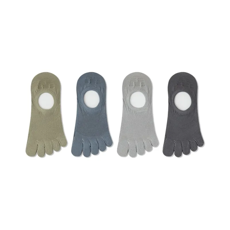 JIAZINI No Show Socks Men's 4 Pack-12