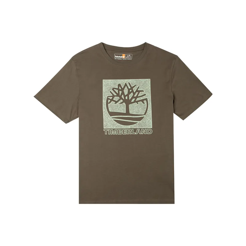 Timberland SS25 T Shirt Men's Light Brown-0