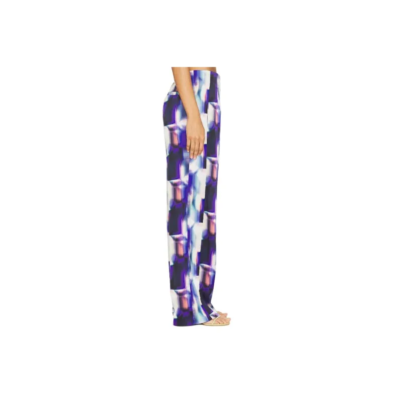 Misaki Casual Pants Women's Purple-3