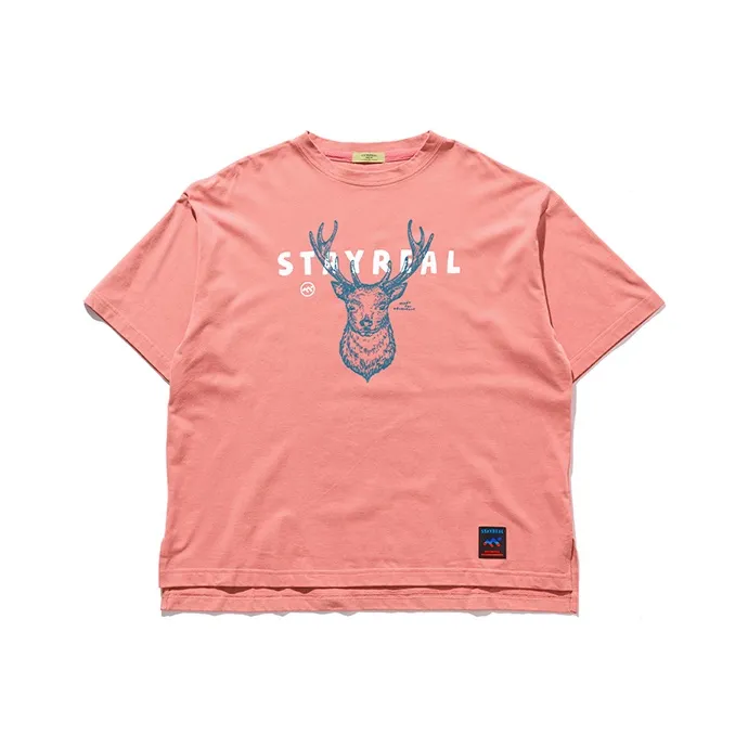 STAYREAL Crew Neck Short-Sleeved T-Shirts Unisex-0