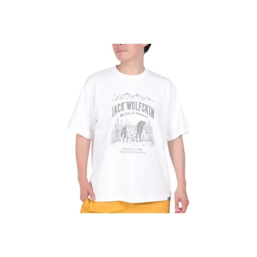 Jack Wolfskin T Shirt Men's White