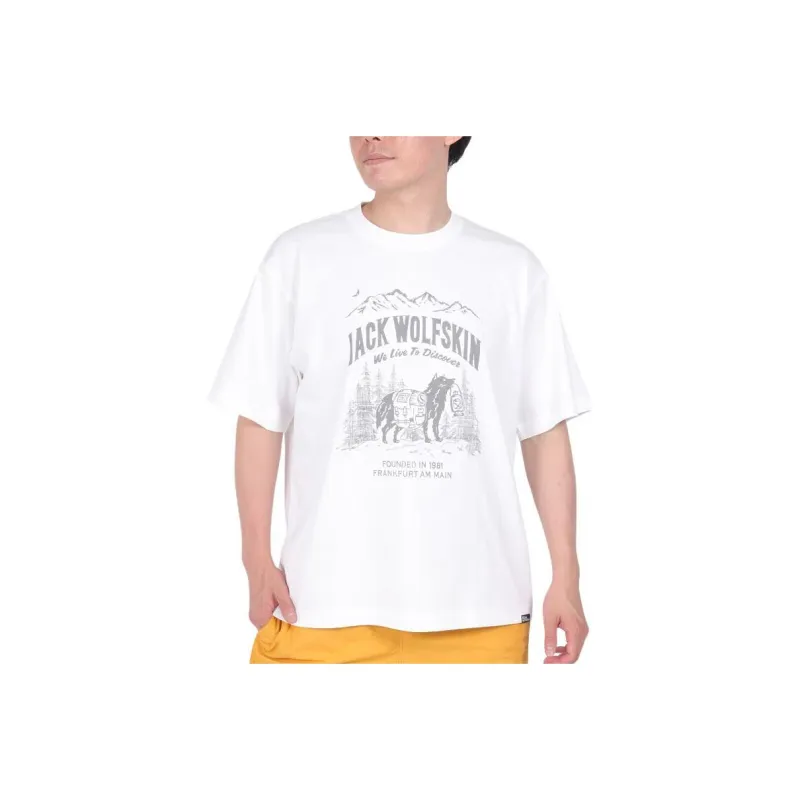 Jack Wolfskin T Shirt Men's White-0