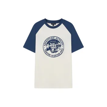 Teenie Weenie Men Camping T-Shirt Summer Unisex