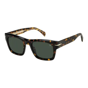 David Beckham Acetate Square Sunglasses Unisex Tortoiseshell
