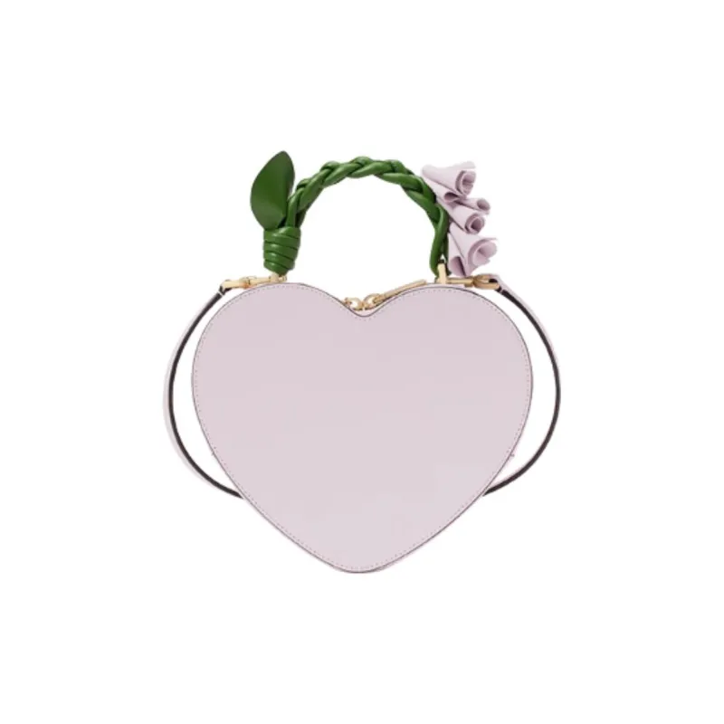 Kate Spade Cow Leather Handbag Trumpets Women's Light Purple-2