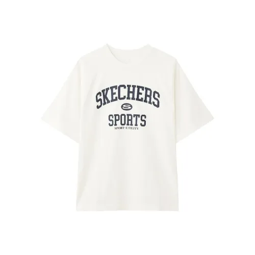 Skechers Sports Alliance Series T-Shirt Men's Marshmallow White