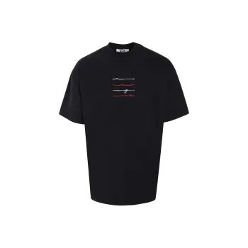 MSGM Logo print T shirt
