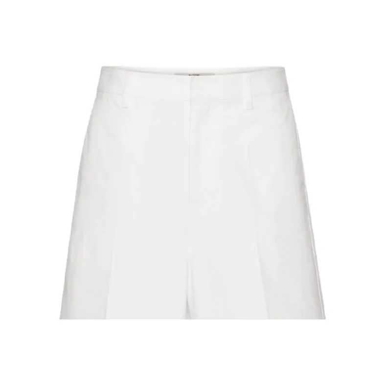 Valentino Logo Plaque Bermuda Shorts-4