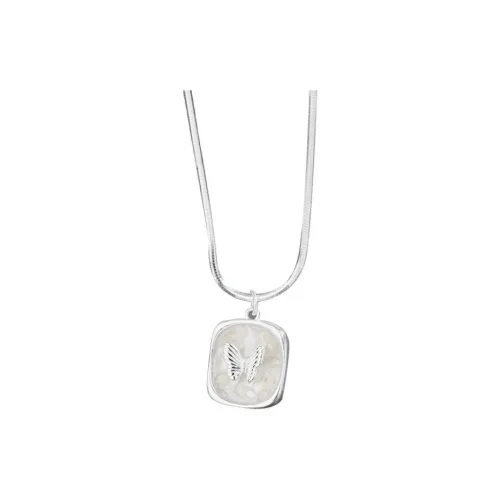 FROMLOVER 925 Sterling Silver Necklaces Women's