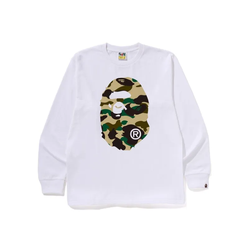 A BATHING APE ® 1ST Camo Big Ape head T shirt-10