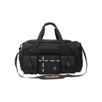 Deli Bear Oxford Gym Bag Large Size Unisex Multicolor