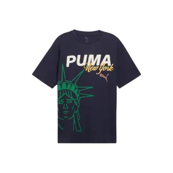 PUMA Camiseta Para Hombre Wardrobe Essentials Bright Lights Nyc Flagship