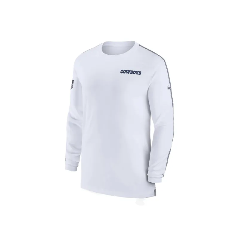 Nike Dallas Cowboys Sideline Coach Men's Nike Dri-FIT Nfl Long-Sleeve Top-0