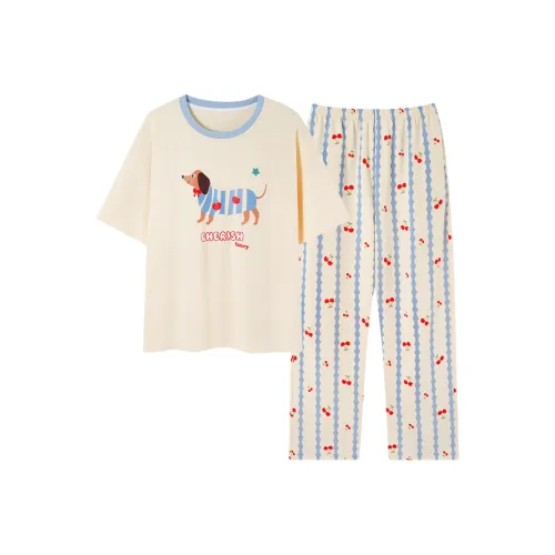 MIIOW Cool One Summer Series Pajama Set Women's Apricot